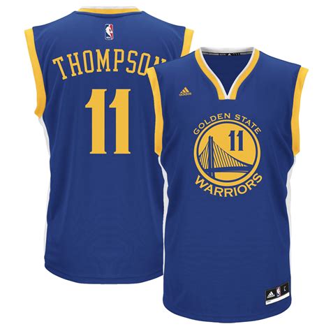 golden state warriors klay thompson adidas nba womens replica jersey|Klay Thompson golden state jersey.